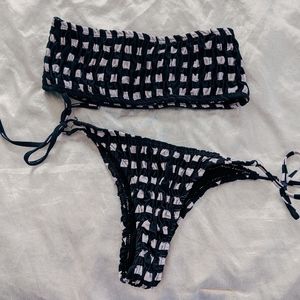 Gingham Bikini Set